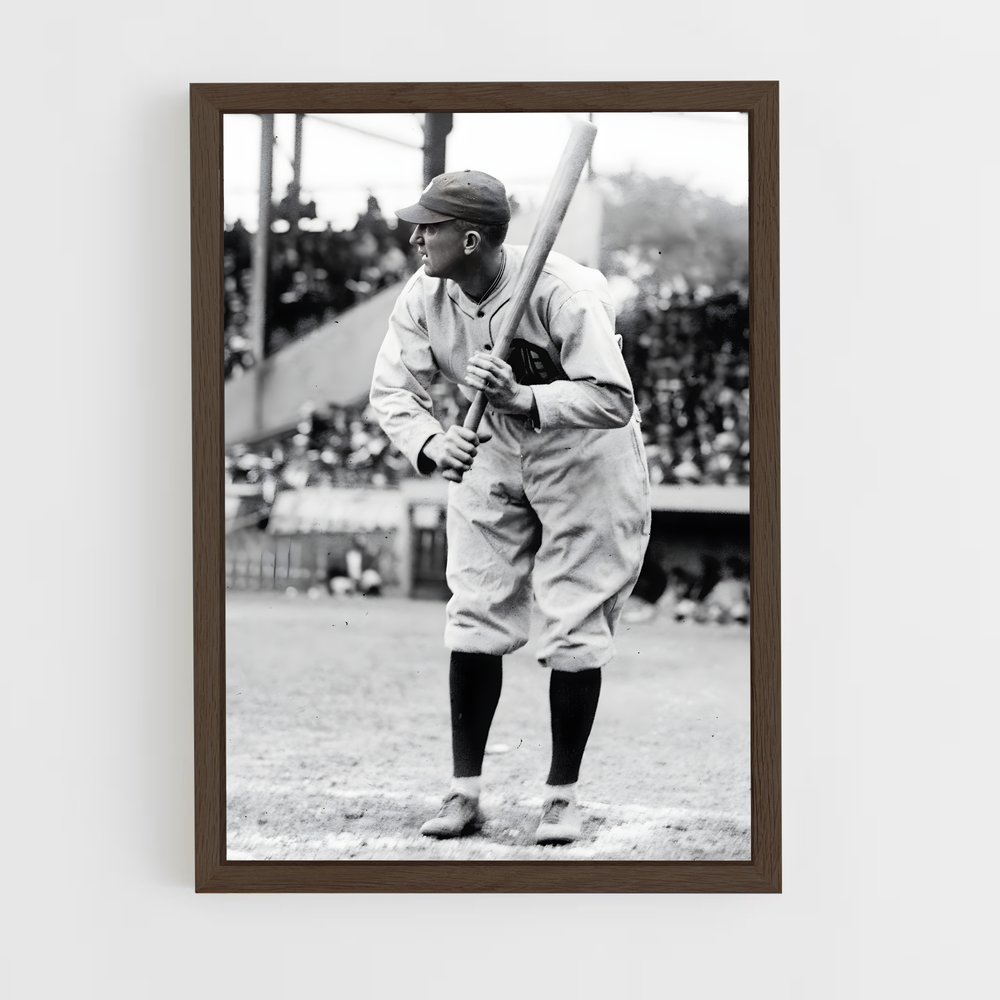Poster Ty Cobb en Action – affiche Baseball (vue 5)